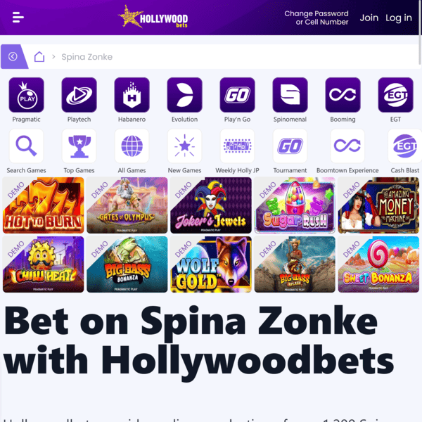 Hollywoodbets Spina Zonke Category